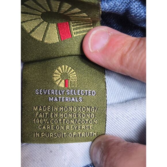 Akademiks Jeans Mens 36x31 Blue Denim Hip Hop Baggy Skater Wide Grunge Y2K - Picture 13 of 14